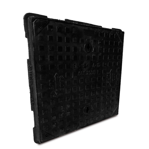 Liatinový poklop 600x600 mm A15 – pre záhrady a chodníky