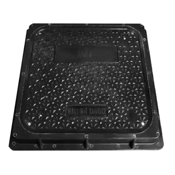 Kompozitný poklop 600x600 – A15, B125, D400